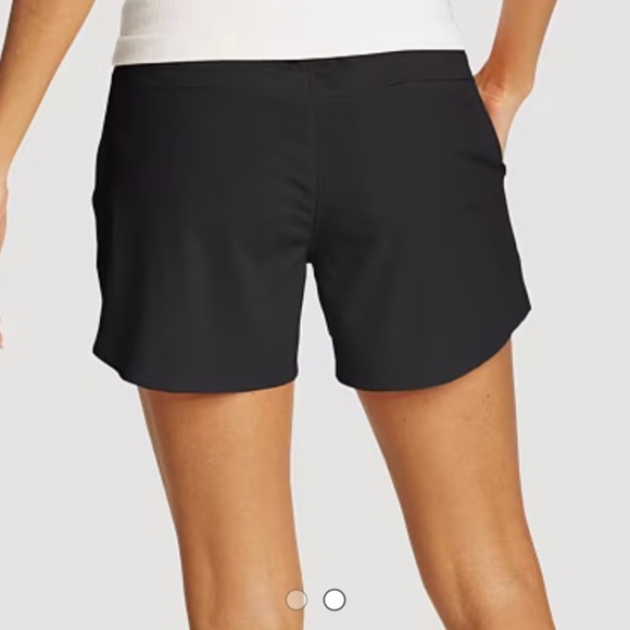 Eddie Bauer Black Women's Departure Amphib Shorts - Picture 2 of 9